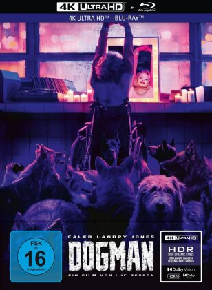 DogMan (2023) (Cover B, Limited Collector's Edition, Mediabook, 4K Ultra HD + Blu-ray)