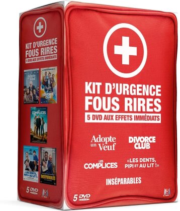Kit d'urgence fous rires - Les dents, pipi et au lit / Divorce Club / Adopte un veuf / Inséparables / Les Complices (5 DVDs)