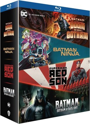 Batman - The Doom that came in Gotham / Batman Ninja / Superman - Red Son / Batman - Gotham by Gaslight (4 Blu-rays)