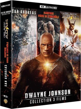 Dwayne Johnson Collection 3 Films - San Andreas / Rampage - Hors de contrôle / Black Adam (3 4K Ultra HDs)