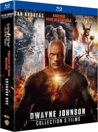 Dwayne Johnson Collection 3 Films - San Andreas / Rampage - Hors de contrôle / Black Adam (3 Blu-rays)