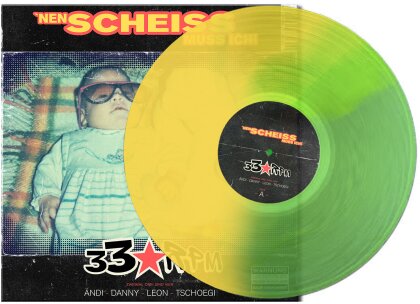 33RPM - 'nen Scheiss muss ich (Limited Edition, Green/Yellow Vinyl, LP)