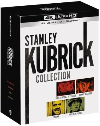Stanley Kubrick Collection - 2001: L'odyssée de l'espace / Orange mécanique / Shining / Full Metal Jacket (4 4K Ultra HDs + 4 Blu-rays)
