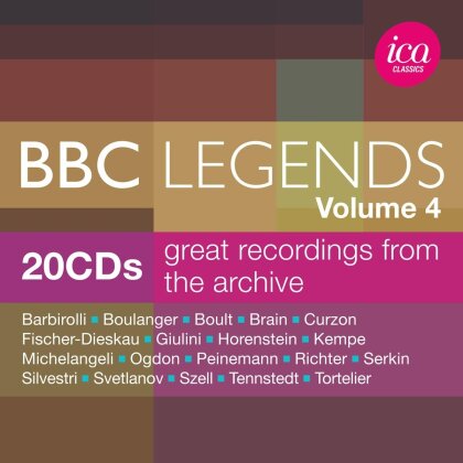 Ludwig van Beethoven (1770-1827), Alban Berg (1885-1935), Hector Berlioz (1803-1869), Johannes Brahms (1833-1897), … - BBC Legends Vol.4 (20 CD)