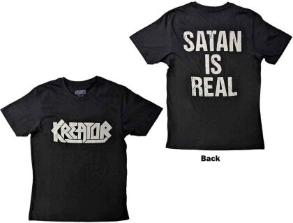 Kreator Unisex T-Shirt - Satan Is Real (Back Print)