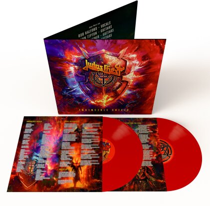 Judas Priest - Invincible Shield (Limited Edition, Red Vinyl, 2 LPs)