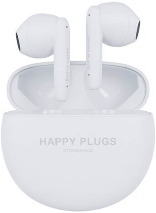 Happy Plugs Headphones Joy Lite - white