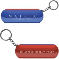 The Matrix - The Matrix (Red And Blue Pill) 3D Keychain