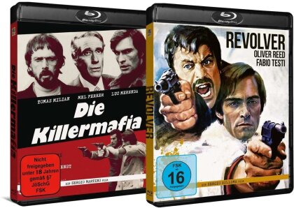 Die Killermafia (1975) / Revolver (1973) (Polizieschi Bundle, Édition Limitée, Uncut, 2 Blu-ray)