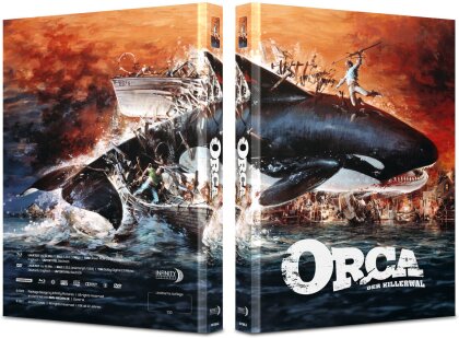Orca - Der Killerwal (1977) (Cover A, Edizione Limitata, Mediabook, Blu-ray + DVD)