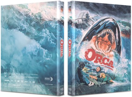Orca - Der Killerwal (1977) (Cover C, Edizione Limitata, Mediabook, Blu-ray + DVD)