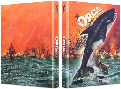 Orca - Der Killerwal (1977) (Cover D, Edizione Limitata, Mediabook, Blu-ray + DVD)