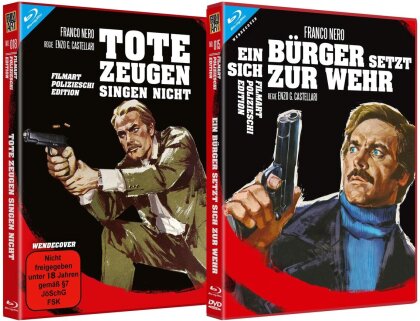 Tote Zeugen singen nicht (1973) / Ein Bürger setzt sich zur Wehr (1974) (Polizieschi Bundle, Edizione Limitata, Uncut, 2 Blu-ray + DVD)