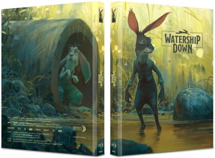 Watership Down (1978) (Cover A, Édition Limitée, Mediabook, Blu-ray + DVD)