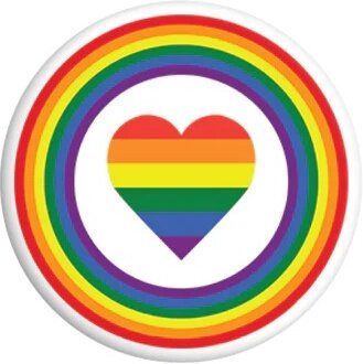 Rainbow Heart - Badge