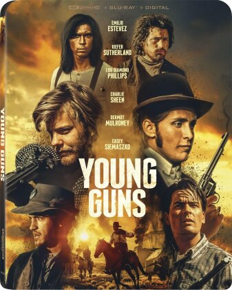Young Guns (1988) (Limited Edition, Steelbook, 4K Ultra HD + Blu-ray)