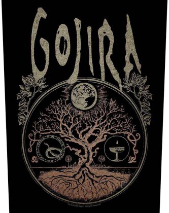 Gojira Back Patch - Tree Of Life