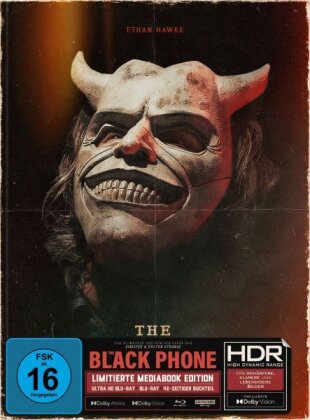 The Black Phone (2021) (Cover C, Edizione Limitata, Mediabook, 4K Ultra HD + Blu-ray)