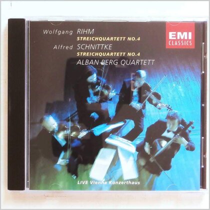 Alban Berg Quartet, Wolfgang Michael Rihm (*1952) & Alfred Schnittke (1934-1998) - String Quartet 4