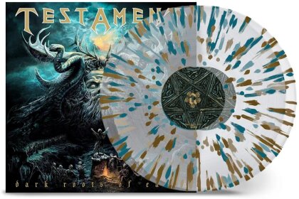 Testament - Dark Roots Of Earth (2023 Reissue, Nuclear Blast, Limited Edition, Clear with Gold & Green Splatter Vinyl, 2 LPs)