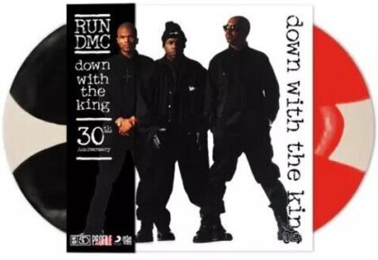 Run DMC - Down With The King (2023 Reissue, Get On Down, Édition 30ème Anniversaire, Édition Limitée, Red/White Vinyl, 2 LP)