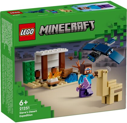 Steves Wüstenexpedition - Lego Minecraft, 75 Teile,