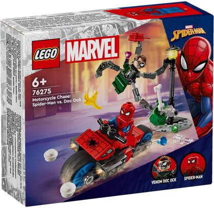 Motorrad-Verfolgungsjagd: Spider - -Man vs. Doc Ock, Lego Marvel