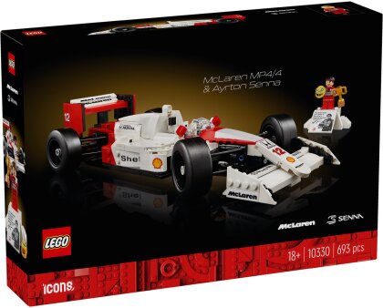 McLaren MP4/4 & Ayrton Senna - Lego Icons, 693 Teile,
