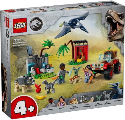 Rettungszentrum für Baby-Dinos - Lego Jurassic World, 139 Teile,