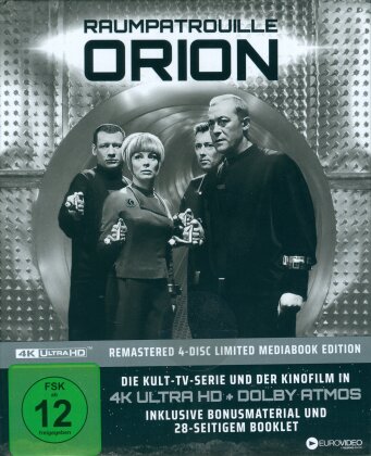 Raumpatrouille Orion (Limited Edition, Mediabook, Remastered, Restored, 4 4K Ultra HDs)