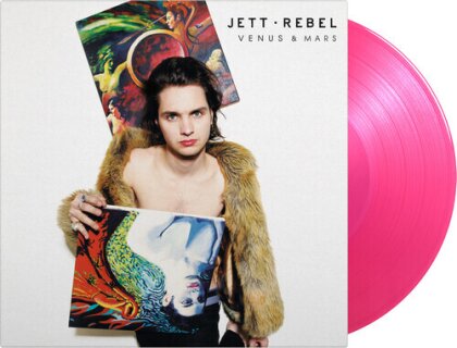 Jett Rebel - Venus & Mars (2023 Reissue, Music On Vinyl, Limited to 1000 Copies, 10th Anniversary Edition, Pink Vinyl, LP)