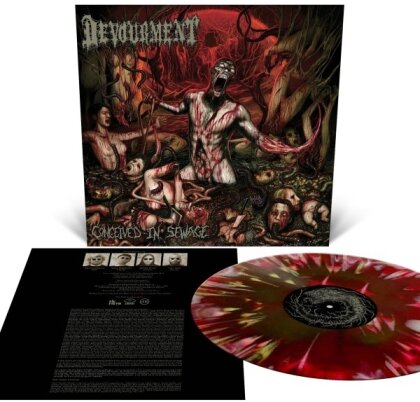 Devourment - Conceived In Sewage (2023 Reissue, Relapse, Green/Red/White Vinyl, LP)