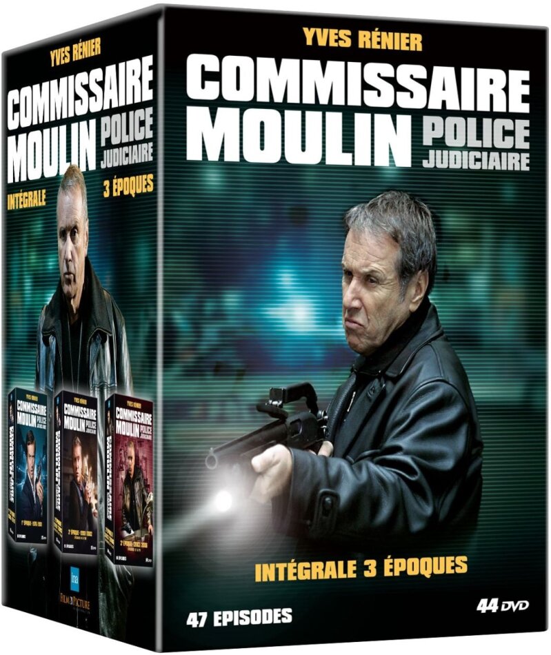 Commissaire Moulin - Police judiciaire - Intégrale 3 époques (47 DVDs)