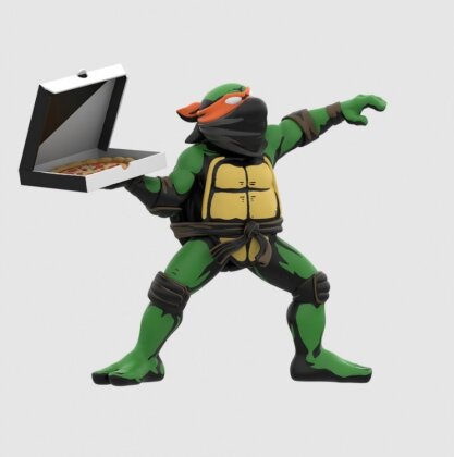 Teenage Mutant Ninja Turtles: Michelangelo Food Fight - Vinyl Figure 25cm