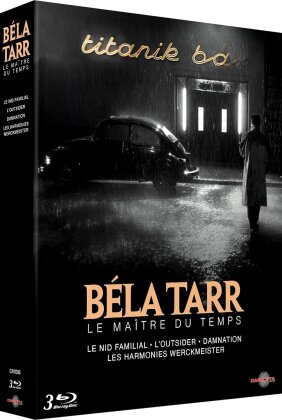 Béla Tarr - Le maître du temps - Le nid familial / L'Outsider / Damnation / Les harmonies Werckmeister (3 Blu-ray)