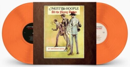 Mott The Hoople - All The Young Dudes (2023 Reissue, Madfish Records UK, Gatefold, 140 gram, Édition 50ème Anniversaire, Orange Vinyl, 2 LP)