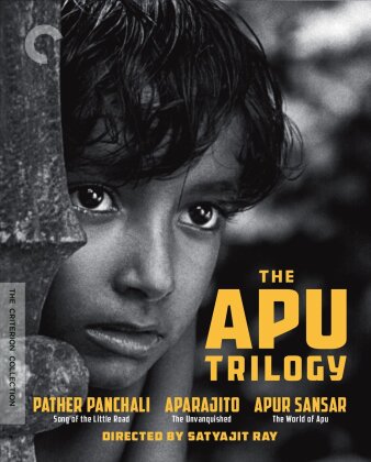 The Apu Trilogy - Pather Panchali - Song of the Little Road (1955) / Aparajito - The Unvanquished (1956) / Apur Sansar - The World of Apu (1959) (n/b, Criterion Collection, Version Restaurée, 3 4K Ultra HDs + 3 Blu-ray)