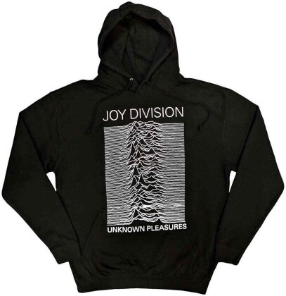 Joy Division Unisex Pullover Hoodie - Unknown Pleasures FP (Black)