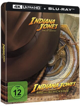 Indiana Jones and the Dial of Destiny - Indiana Jones und das Rad des Schicksals (2023) (Limited Edition, Steelbook, 4K Ultra HD + Blu-ray)
