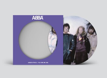 ABBA - Under Attack (2023 Reissue, Limited Edition, Picture Disc, 7" Single)