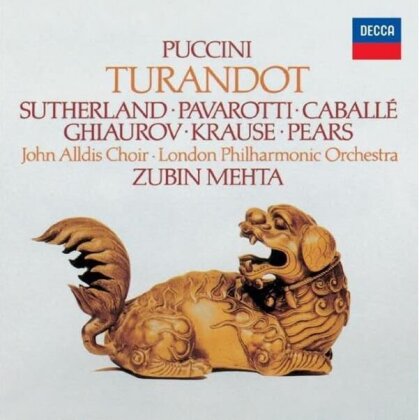 Giacomo Puccini (1858-1924), Zubin Mehta, Dame Joan Sutherland, Luciano Pavarotti & London Philharmonic Orchestra - Turandot (2023 Reissue, Decca, 2 CD)