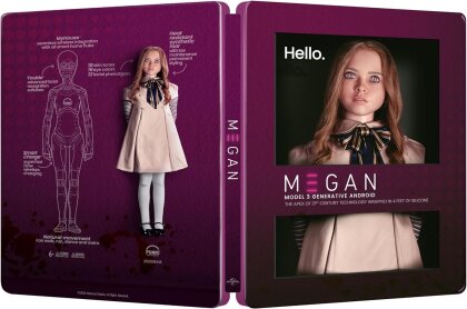 M3GAN (2022) (Limited Collector's Edition, Steelbook, 4K Ultra HD + Blu-ray)