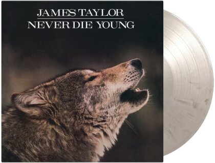 James Taylor - Never Die Young (2023 Reissue, Music On Vinyl, Limited to 1000 Copies, White/Black Marbled Vinyl, LP)