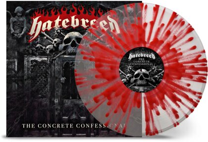 Hatebreed - The Concrete Confessional (2023 Reissue, Nuclear Blast, Édition Limitée, Red Splatter Vinyl, LP)