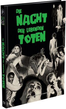 Die Nacht der lebenden Toten (1968) (Cover A1, Limited Edition, Mediabook, Uncut, Blu-ray + DVD)
