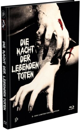 Die Nacht der lebenden Toten (1968) (Cover G1, Limited Edition, Mediabook, Uncut, Blu-ray + DVD)