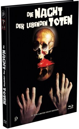 Die Nacht der lebenden Toten (1968) (Cover I1, Limited Edition, Mediabook, Uncut, Blu-ray + DVD)