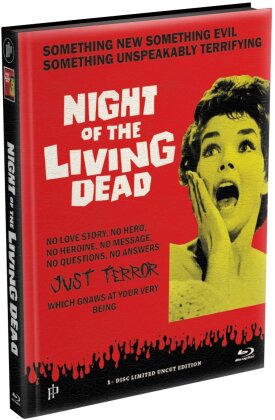 Night of the Living Dead (1968) (Cover J, Limited Edition, Mediabook, Uncut, Blu-ray + DVD)