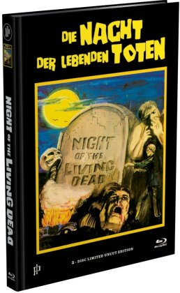 Night of the Living Dead (1968) (Cover Z, Limited Edition, Mediabook, Uncut, Blu-ray + DVD)