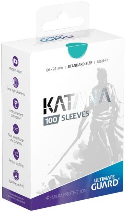 Protèges Cartes 100 pièces - Katana - Standard - Turquoise